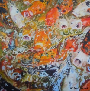 KNIRSCH_KOI ONE_40”x40”x1.25”