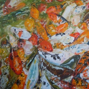 KNIRSCH_KOI TWO_40”x40”x1.25”